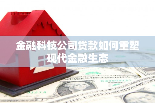 开原金融科技公司贷款如何重塑现代金融生态