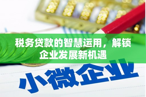 开原税务贷款的智慧运用，解锁企业发展新机遇